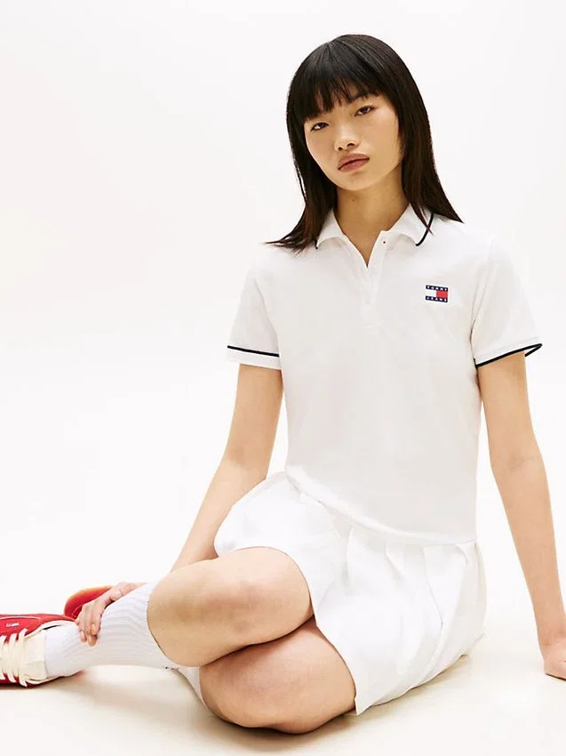 Tommy Jeans Pleated Polo Mini Dress Tommy Jeans Pleated Polo Mini Dress