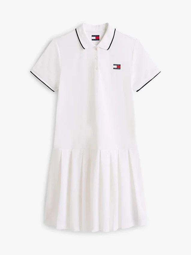 Tommy Jeans Pleated Polo Mini Dress Tommy Jeans Pleated Polo Mini Dress
