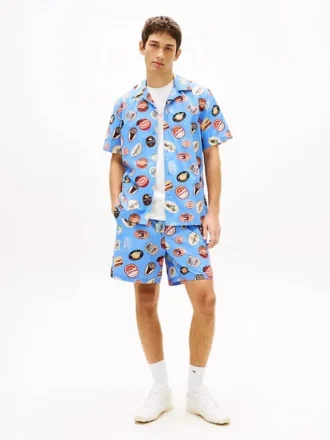 Tommy Jeans Printed Poplin Short Tommy Jeans Printed Poplin Short