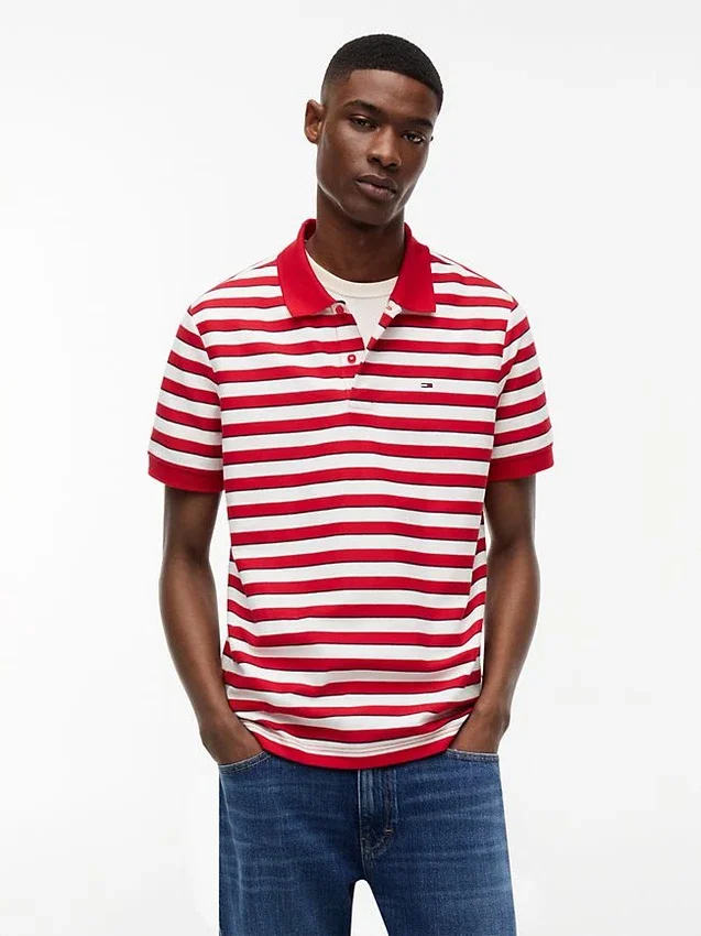 Tommy Jeans Regular Fit Striped Polo Tommy Jeans Regular Fit Striped Polo