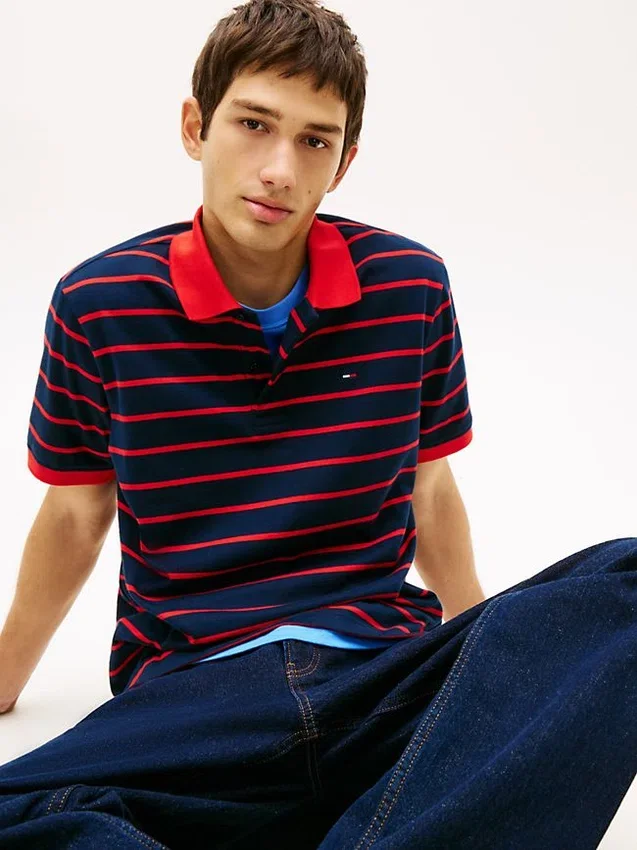 Tommy Jeans Regular Fit Striped Polo Tommy Jeans Regular Fit Striped Polo