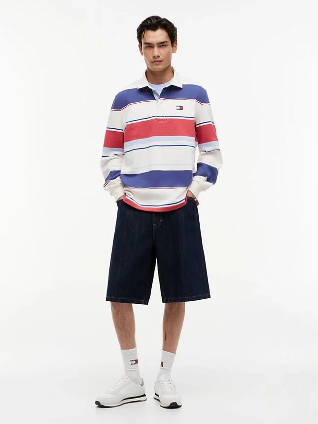Tommy Jeans Relaxed Striped Rugby Polo Tommy Jeans Relaxed Striped Rugby Polo