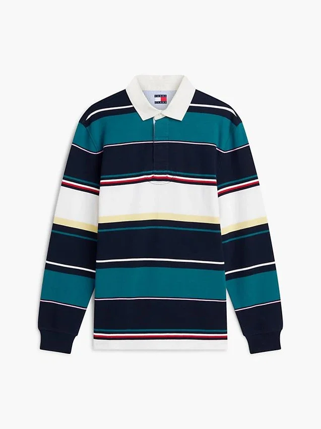 Tommy Jeans Relaxed Striped Rugby Polo Tommy Jeans Relaxed Striped Rugby Polo