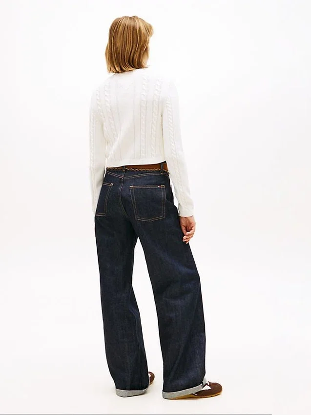 Tommy Jeans Script Cable Knit Sweater Tommy Jeans Script Cable Knit Sweater
