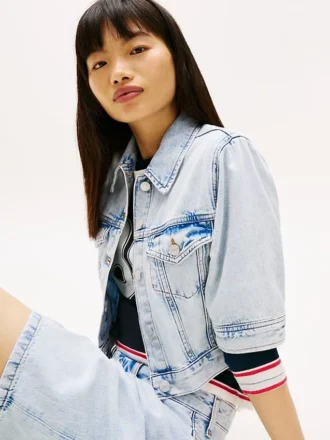 Tommy Jeans Short-Sleeve Denim Jacket