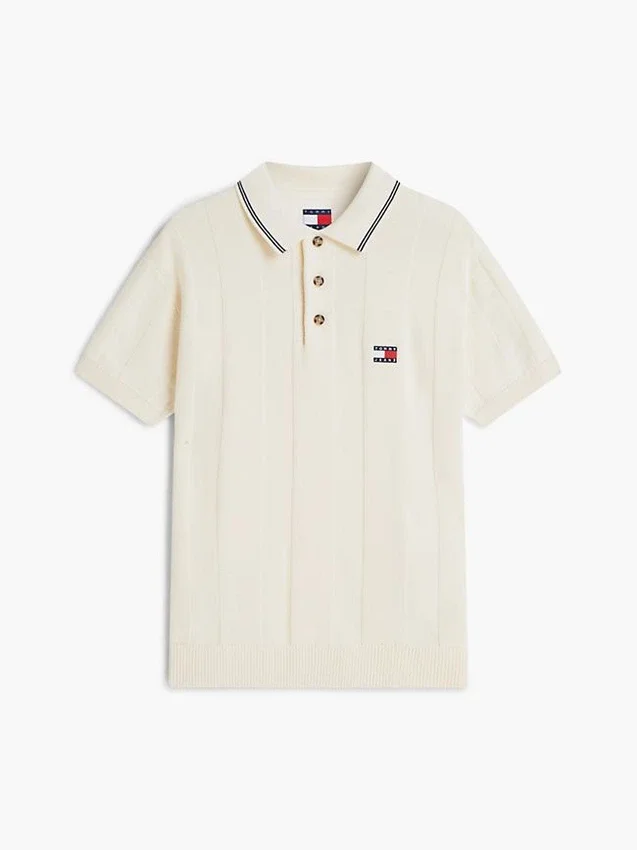 Tommy Jeans Short-Sleeve Sweater Polo Tommy Jeans Short-Sleeve Sweater Polo