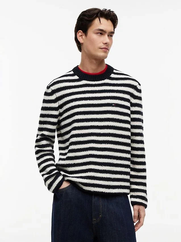 Tommy Jeans Striped Boucle Sweater Tommy Jeans Striped Boucle Sweater