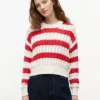 Tommy Jeans Striped Cable Knit Sweater