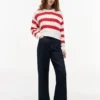 Tommy Jeans Striped Cable Knit Sweater