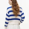Tommy Jeans Striped Cable Knit Sweater
