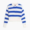 Tommy Jeans Striped Cable Knit Sweater