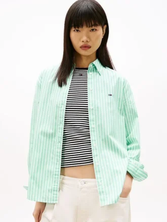 Tommy Jeans Striped Poplin Shirt