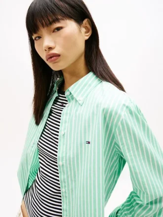 Tommy Jeans Striped Poplin Shirt