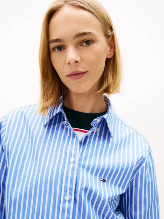 Tommy Jeans Striped Poplin Shirt
