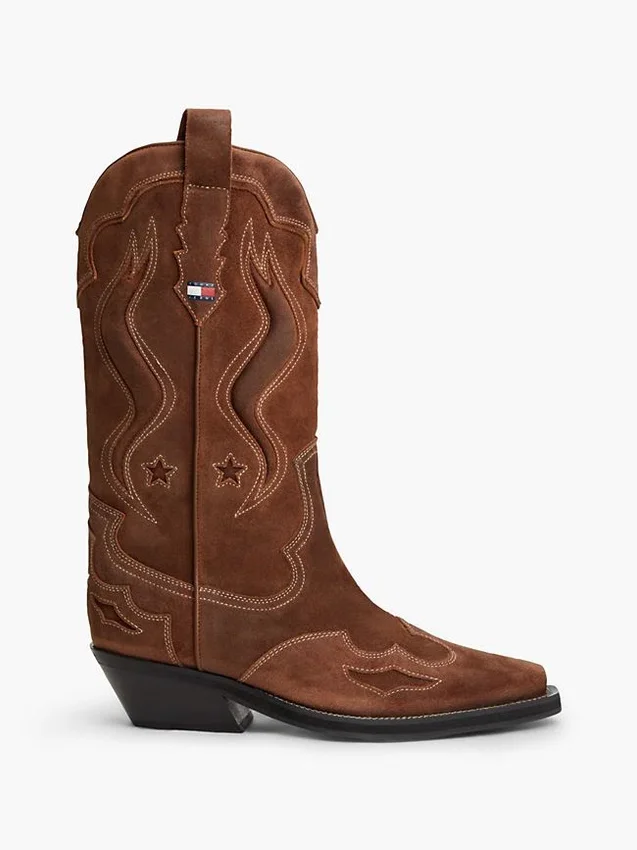 Tommy Jeans Suede Cowboy Boot Tommy Jeans Suede Cowboy Boot