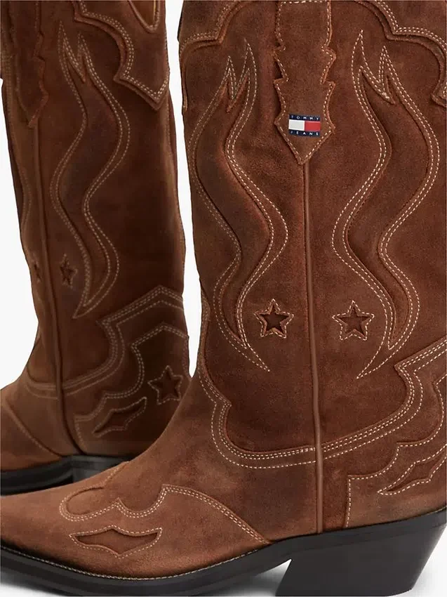 Tommy Jeans Suede Cowboy Boot Tommy Jeans Suede Cowboy Boot