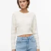 Tommy Jeans Textured Lace-Up Sweater Tommy Jeans Textured Lace-Up Sweater