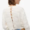 Tommy Jeans Textured Lace-Up Sweater Tommy Jeans Textured Lace-Up Sweater