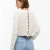 Tommy Jeans Textured Lace-Up Sweater Tommy Jeans Textured Lace-Up Sweater