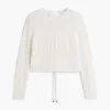Tommy Jeans Textured Lace-Up Sweater Tommy Jeans Textured Lace-Up Sweater
