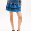 Tommy Jeans Tiered Chambray Mini Skirt Tommy Jeans Tiered Chambray Mini Skirt
