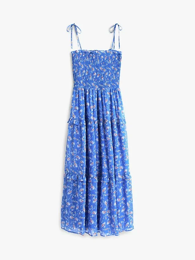 Tommy Jeans Tiered Chiffon Maxi Dress Tommy Jeans Tiered Chiffon Maxi Dress