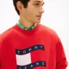 Tommy Jeans Wavy Flag Logo Sweatshirt Tommy Jeans Wavy Flag Logo Sweatshirt
