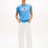 Tommy Jeans Wavy Flag Logo T-Shirt Tommy Jeans Wavy Flag Logo T-Shirt