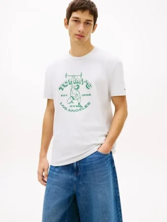 Tommy Jeans Weightlifter Logo T-Shirt