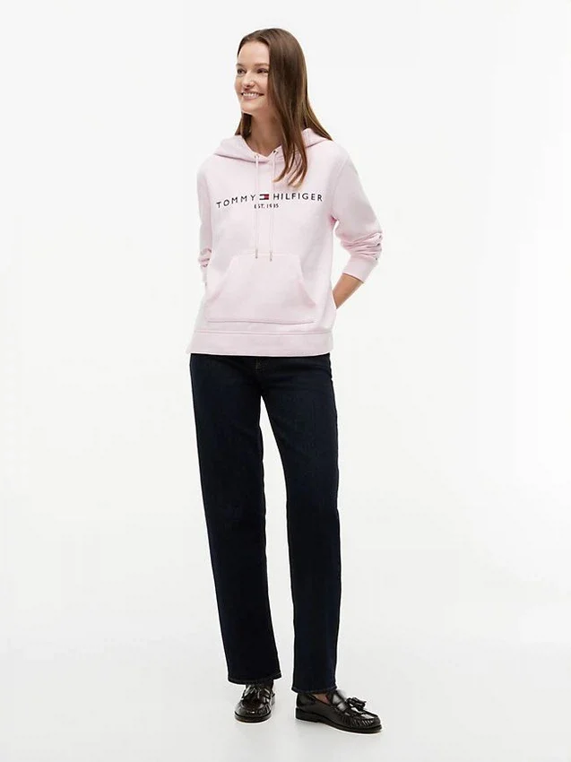 Tommy Logo Fleece Hoodie Tommy Logo Fleece Hoodie