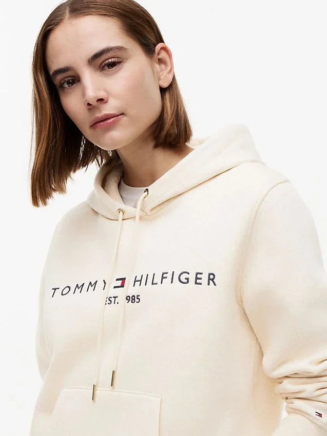 Tommy Logo Fleece Hoodie Tommy Logo Fleece Hoodie
