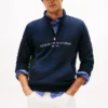 Tommy Logo Quarter-Zip Sweatshirt