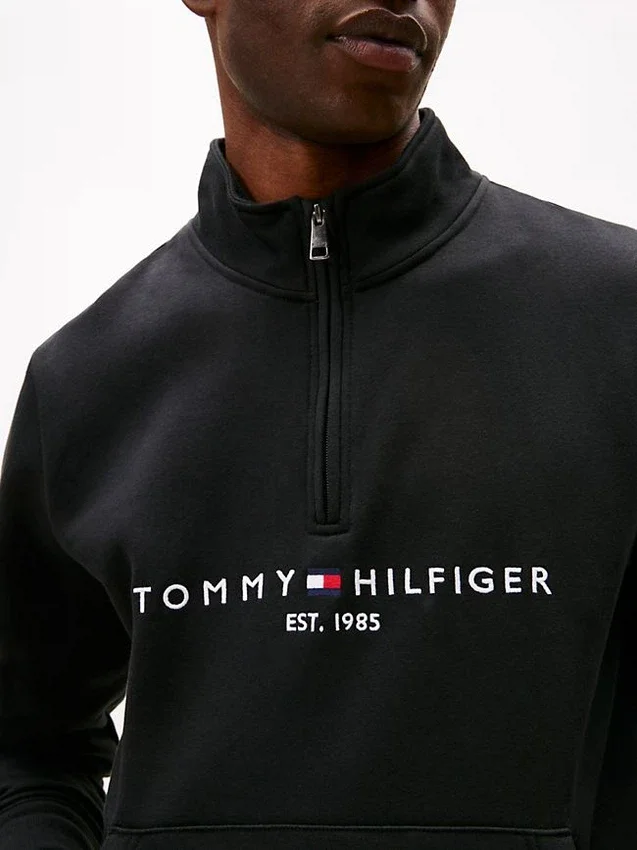 Tommy Logo Quarter-Zip Sweatshirt Tommy Logo Quarter-Zip Sweatshirt