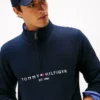 Tommy Logo Quarter-Zip Sweatshirt