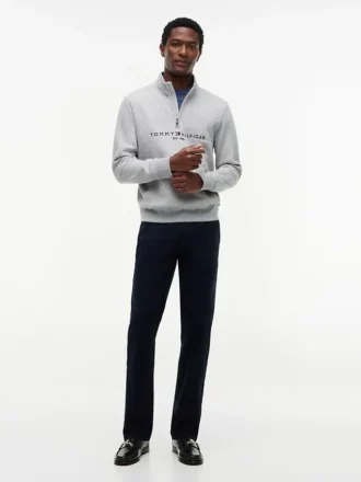 Tommy Logo Quarter-Zip Sweatshirt
