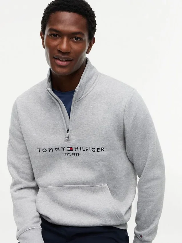 Tommy Logo Quarter-Zip Sweatshirt Tommy Logo Quarter-Zip Sweatshirt