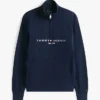 Tommy Logo Quarter-Zip Sweatshirt