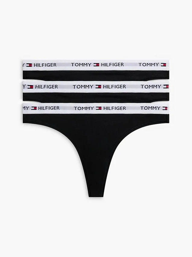 Tommy Logo Thong 3-Pack Tommy Logo Thong 3-Pack
