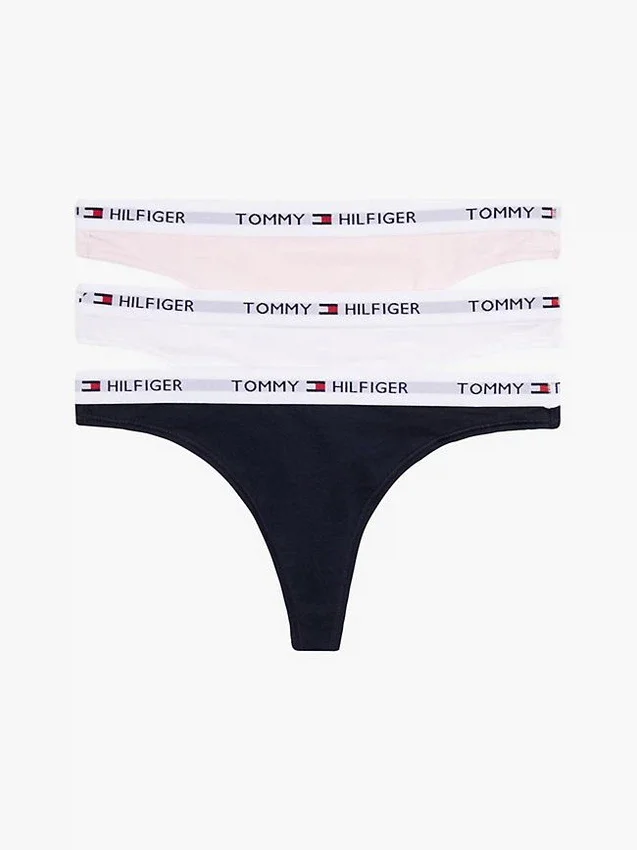 Tommy Logo Thong 3-Pack Tommy Logo Thong 3-Pack