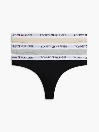 Tommy Logo Thong 3-Pack