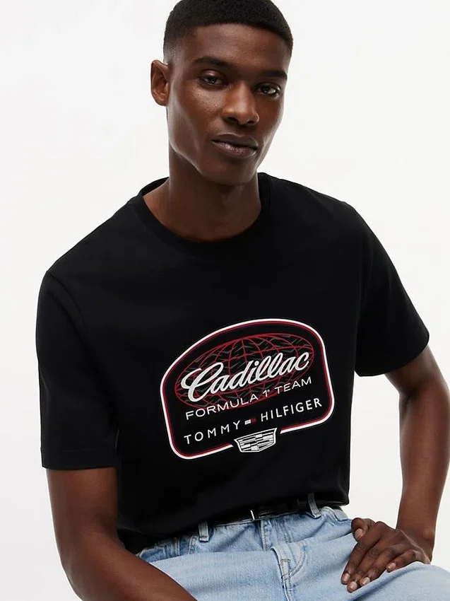 Tommy x Cadillac F1® Team Globe T-Shirt Tommy x Cadillac F1® Team Globe T-Shirt