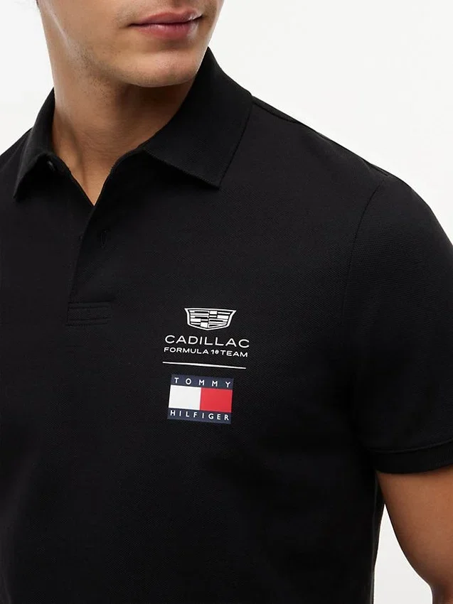 Tommy x Cadillac F1® Team Logo Polo Tommy x Cadillac F1® Team Logo Polo