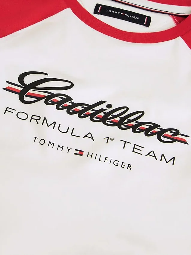 Tommy x Cadillac F1® Team Raglan T-Shirt Tommy x Cadillac F1® Team Raglan T-Shirt