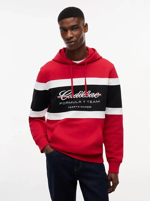 Tommy x Cadillac F1® Team Script Hoodie Tommy x Cadillac F1® Team Script Hoodie