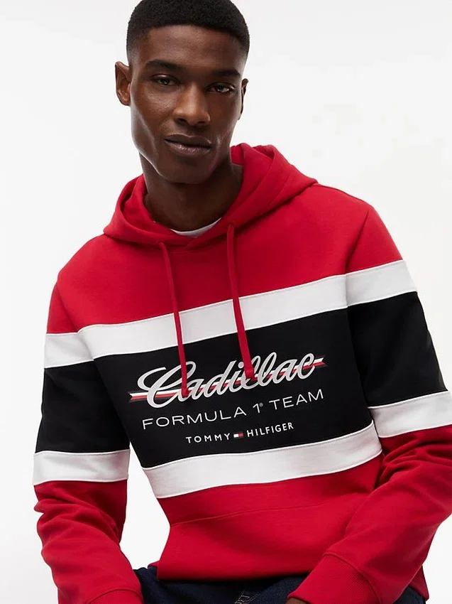Tommy x Cadillac F1® Team Script Hoodie Tommy x Cadillac F1® Team Script Hoodie