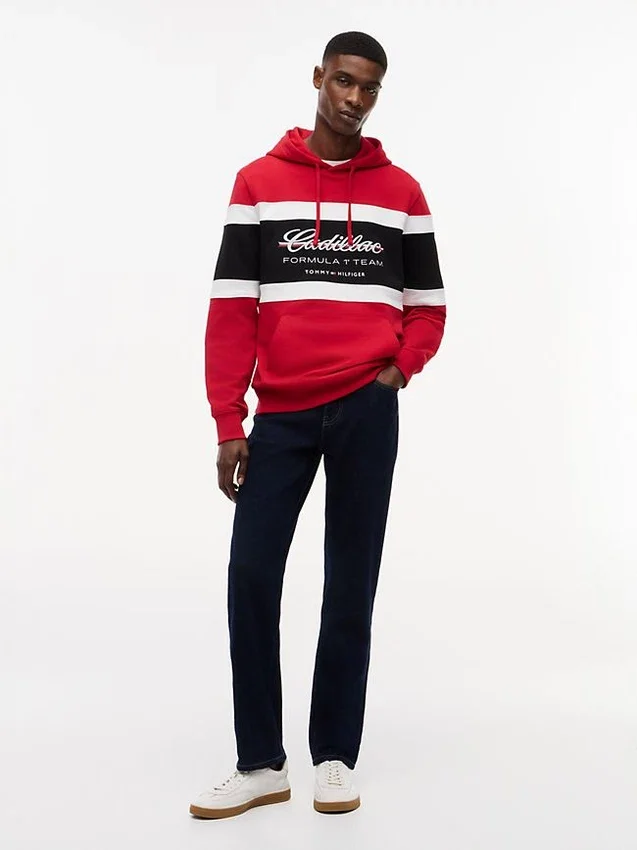 Tommy x Cadillac F1® Team Script Hoodie Tommy x Cadillac F1® Team Script Hoodie