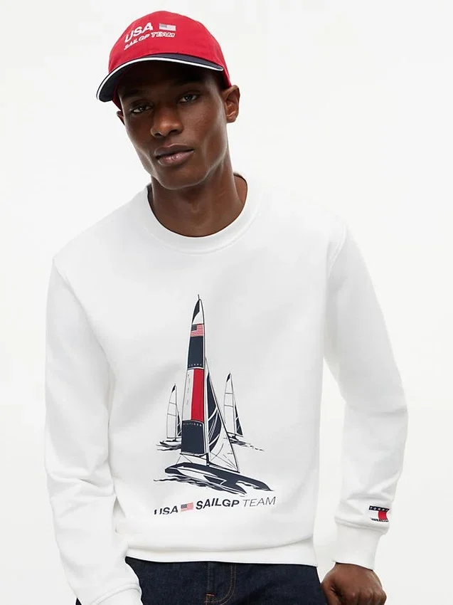 Tommy x US SailGP Team Boat Sweatshirt Tommy x US SailGP Team Boat Sweatshirt