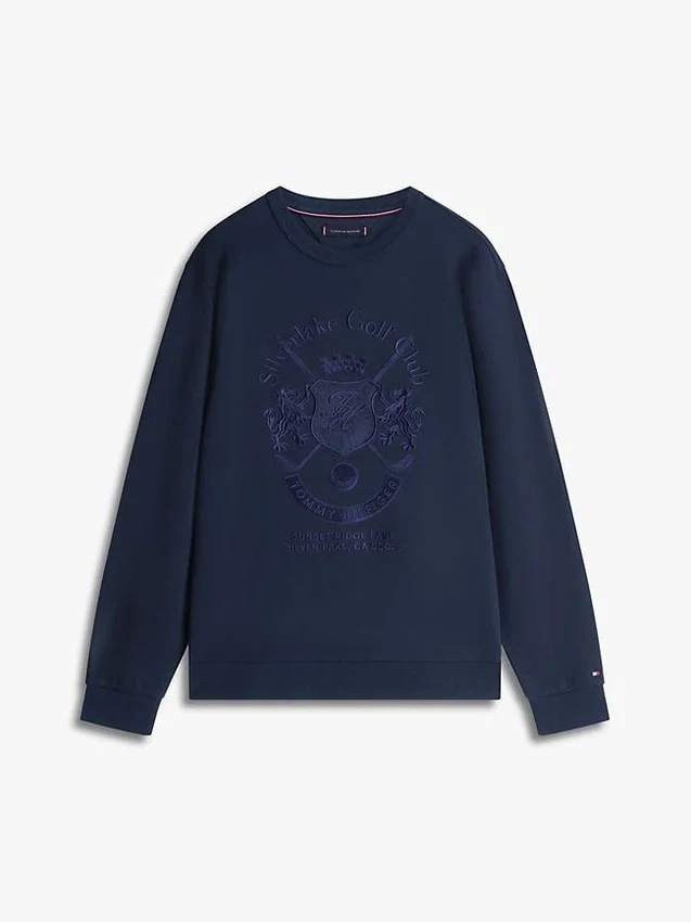 Tonal Club Logo Intechno Knit Sweatshirt Tonal Club Logo Intechno Knit Sweatshirt