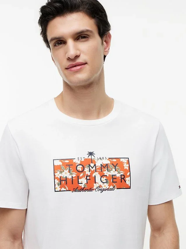 Tropical Floral Logo T-Shirt Tropical Floral Logo T-Shirt