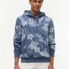 Tropical Print Brushed-Back Hoodie Tropical Print Brushed-Back Hoodie